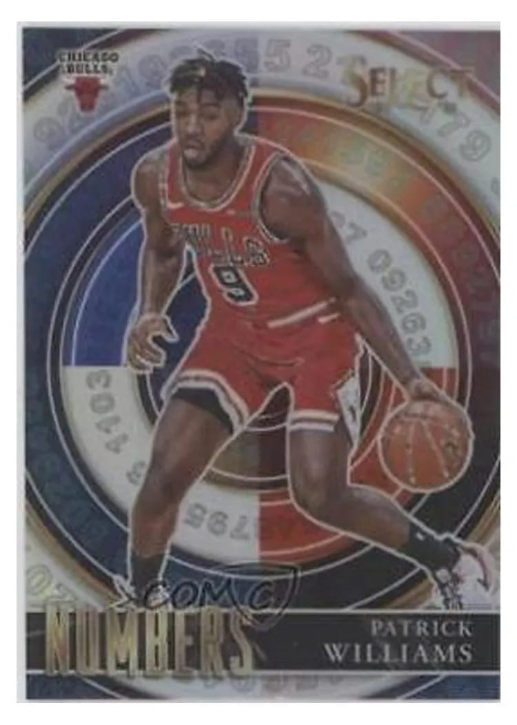 2020-21 Panini Select Select Numbers Patrick Williams #16 card
