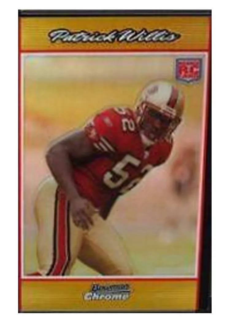 2007 Bowman Chrome Patrick Willis #BC93 card