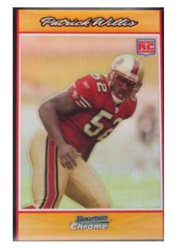 2007 Bowman Chrome Patrick Willis #BC93 card