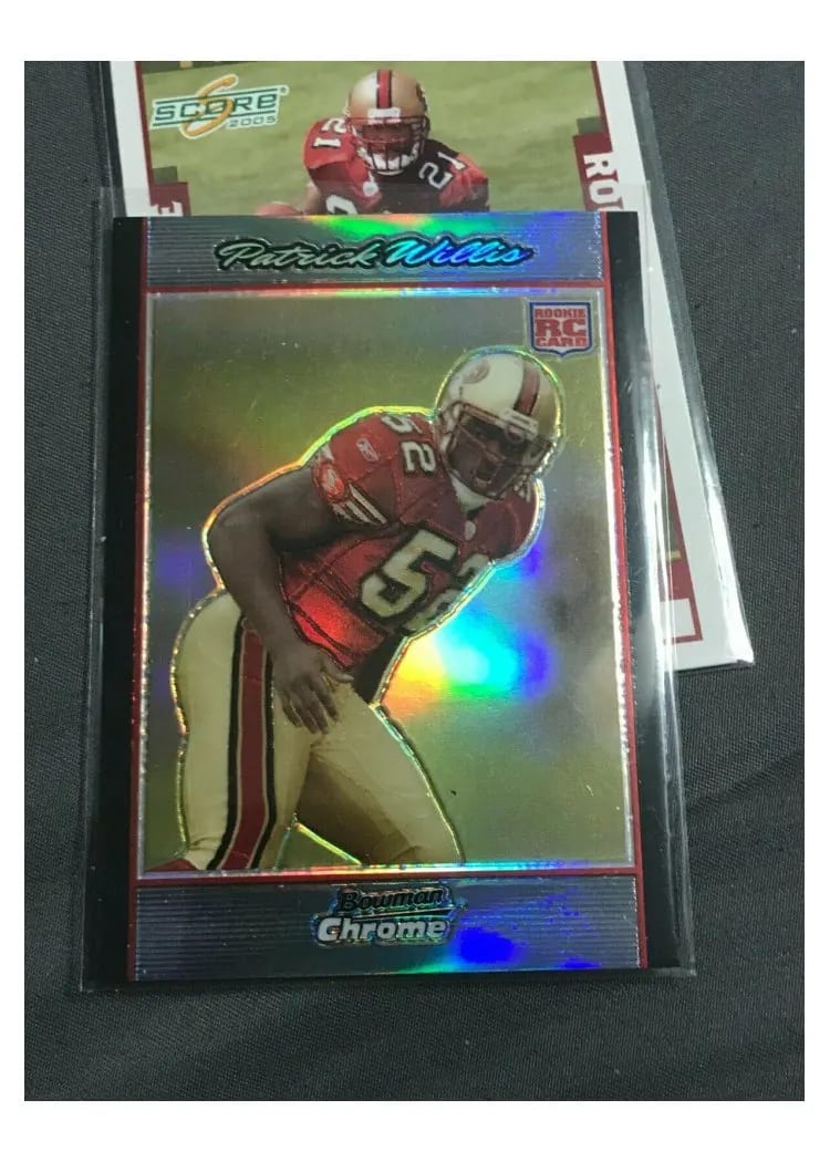 2007 Bowman Chrome Patrick Willis #BC93 card