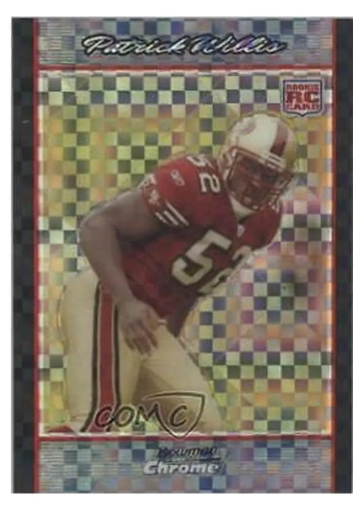 2007 Bowman Chrome Patrick Willis #BC93 card