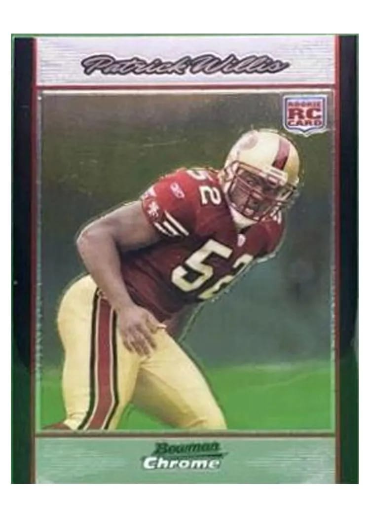 2007 Bowman Chrome Patrick Willis #BC93 card