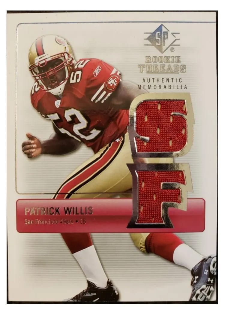 Patrick Willis, 2007 SP Rookie Threads Silver
