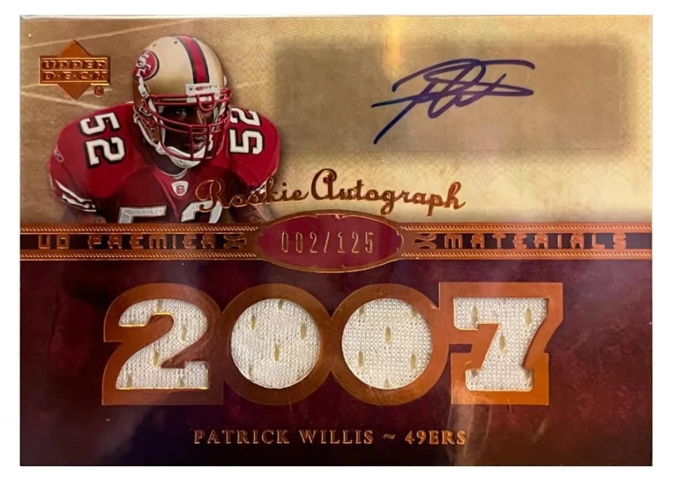 2007 Upper Deck Premier Patrick Willis #132 card