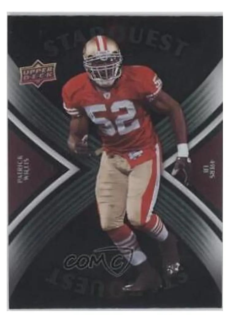 2008 Upper Deck Starquest Patrick Willis Rainbow Black #SQ24 card