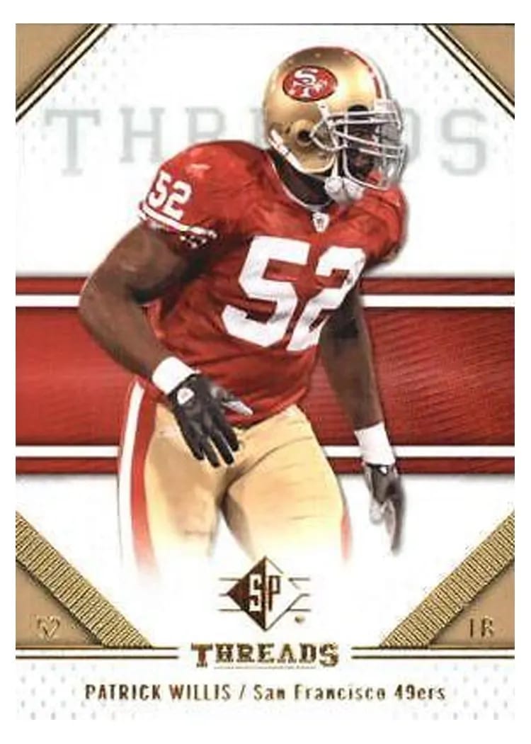 2009 SP Threads Patrick Willis #75 card