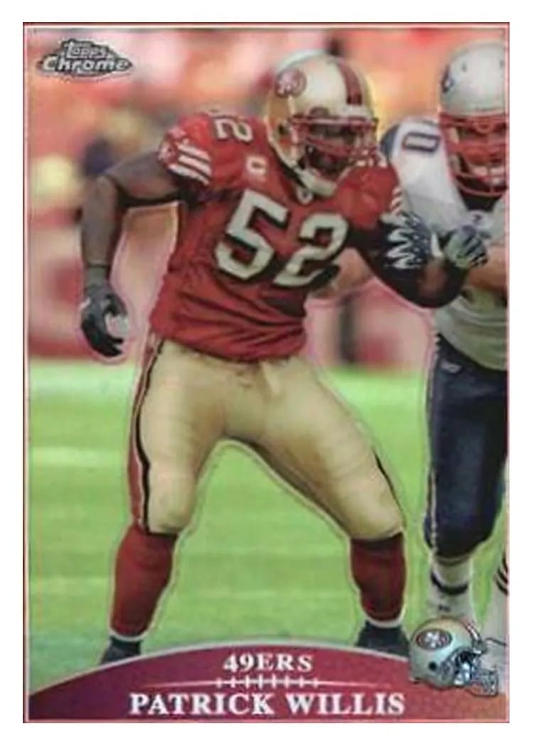 2009 Topps Chrome Patrick Willis #TC86 card