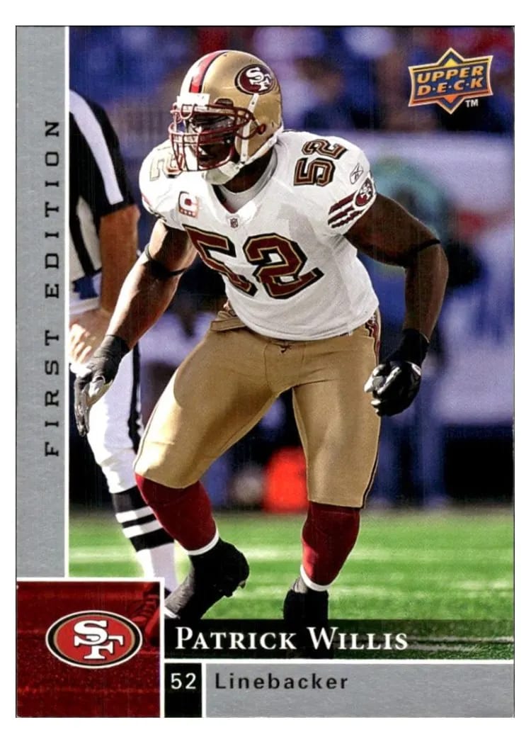 2009 Upper Deck First Edition Patrick Willis #128 card