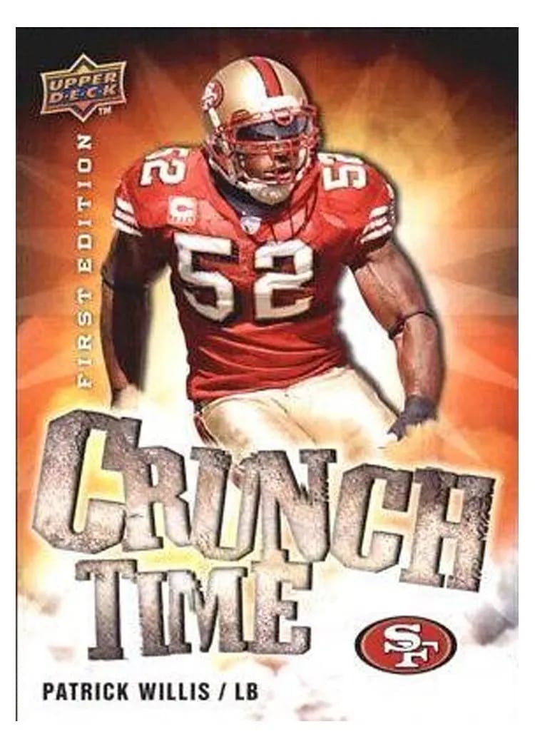 Patrick Willis, 2009 Upper Deck First Edition Crunch Time