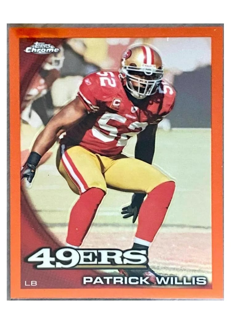 2010 Topps Chrome Patrick Willis #C182 card