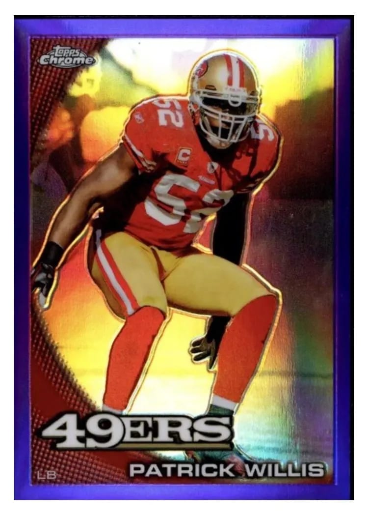 2010 Topps Chrome Patrick Willis #C182 card