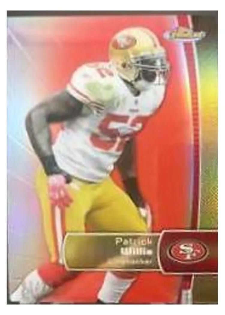 2012 Topps Finest Patrick Willis #17 card