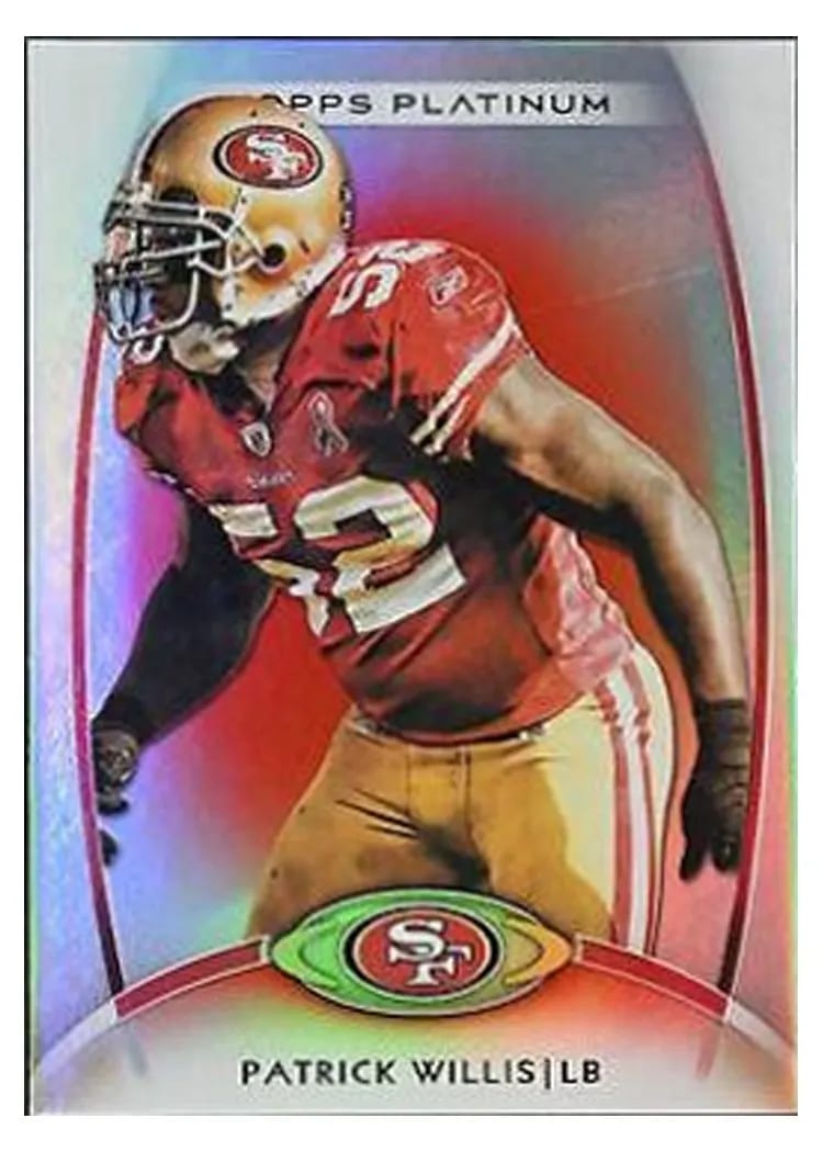 2012 Topps Platinum Patrick Willis #28 card