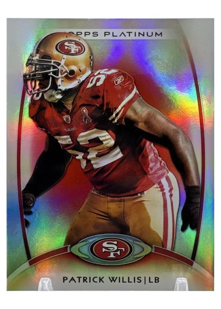 2012 Topps Platinum Patrick Willis #28 card