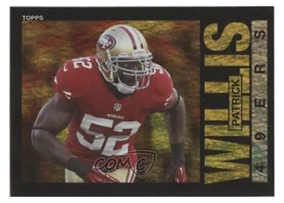 2013 Topps Archives Patrick Willis Gold #61 card