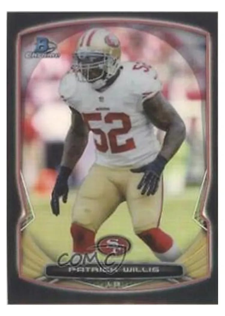 2014 Bowman Chrome Patrick Willis #15 card