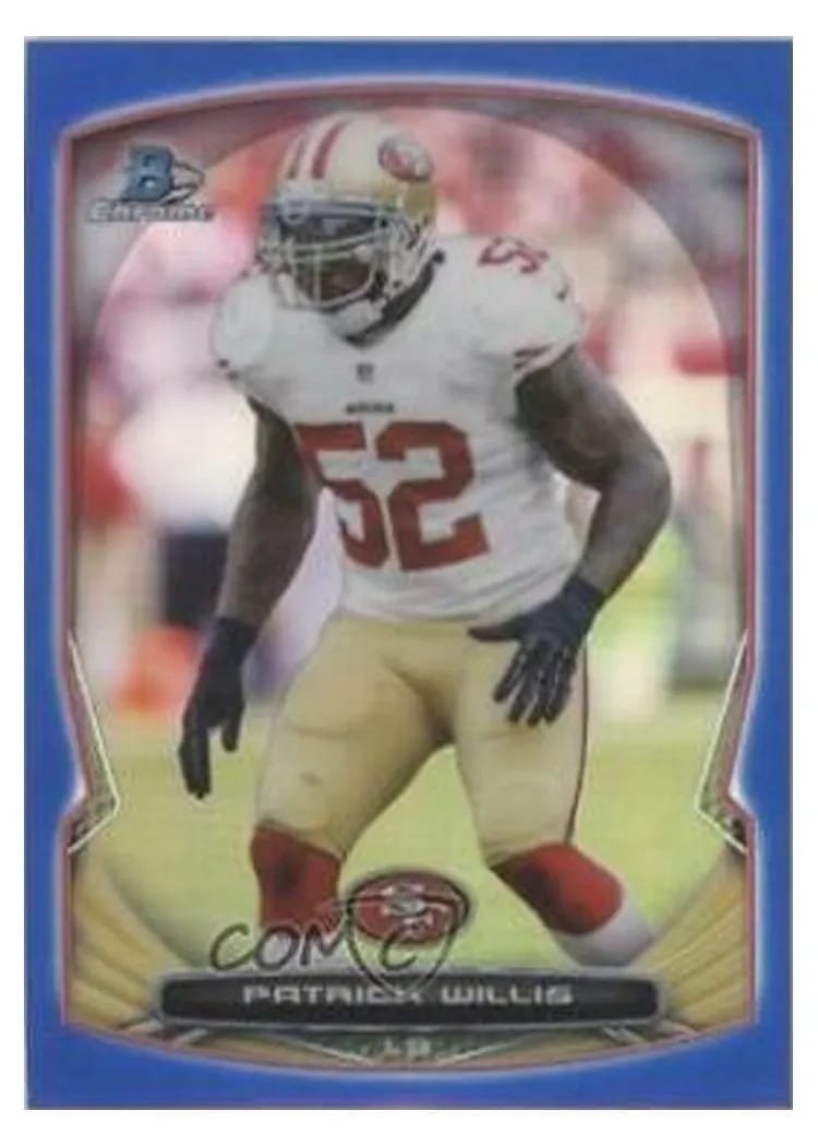 2014 Bowman Chrome Patrick Willis #15 card