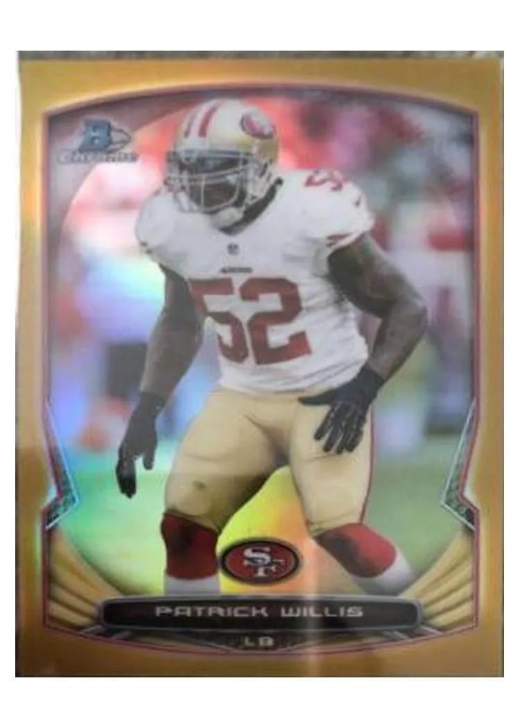 2014 Bowman Chrome Patrick Willis #15 card