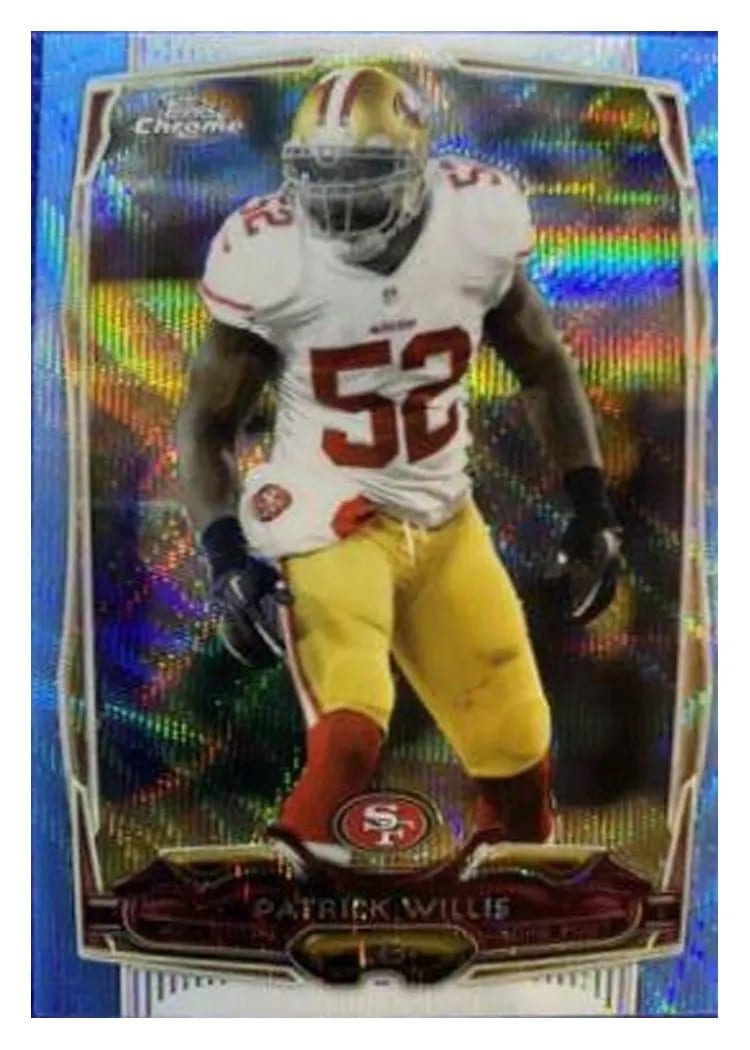2014 Topps Chrome Patrick Willis #8 card