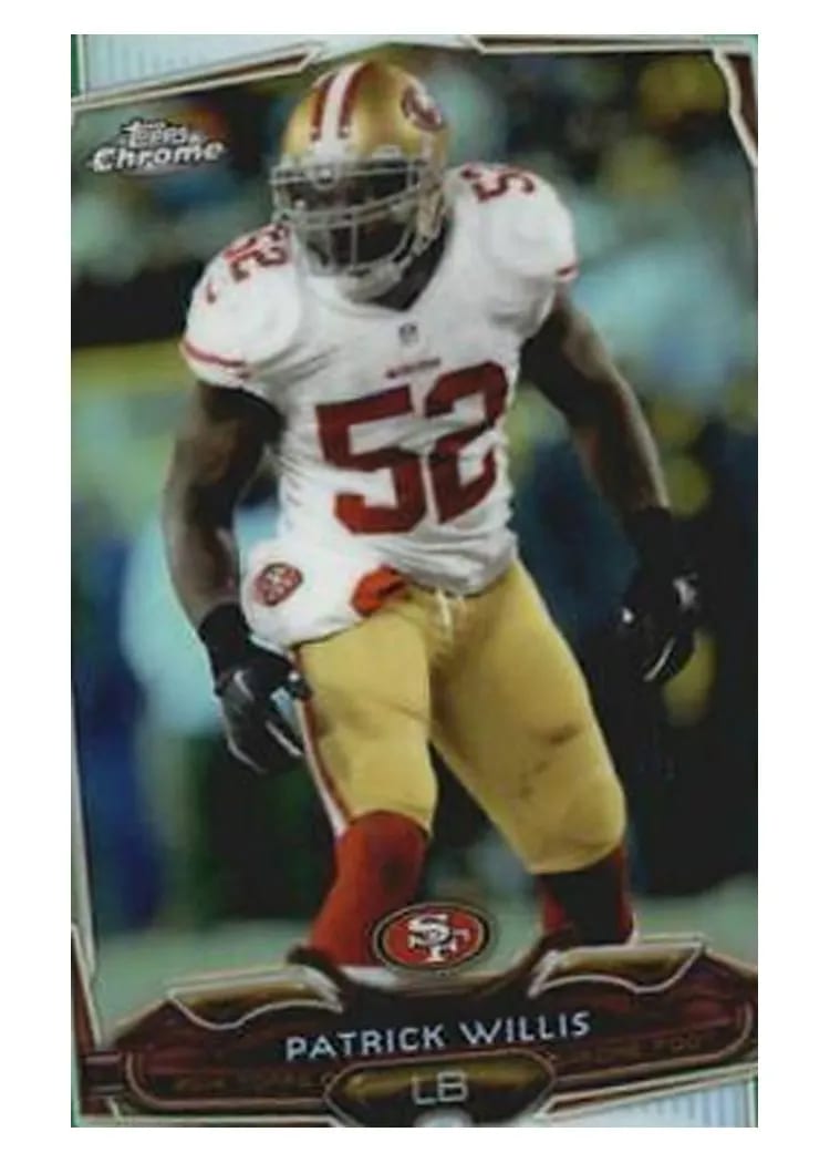 2014 Topps Chrome Patrick Willis #8 card