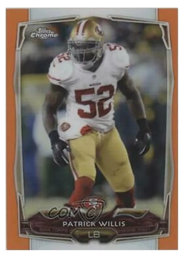 2014 Topps Chrome Patrick Willis #8 card