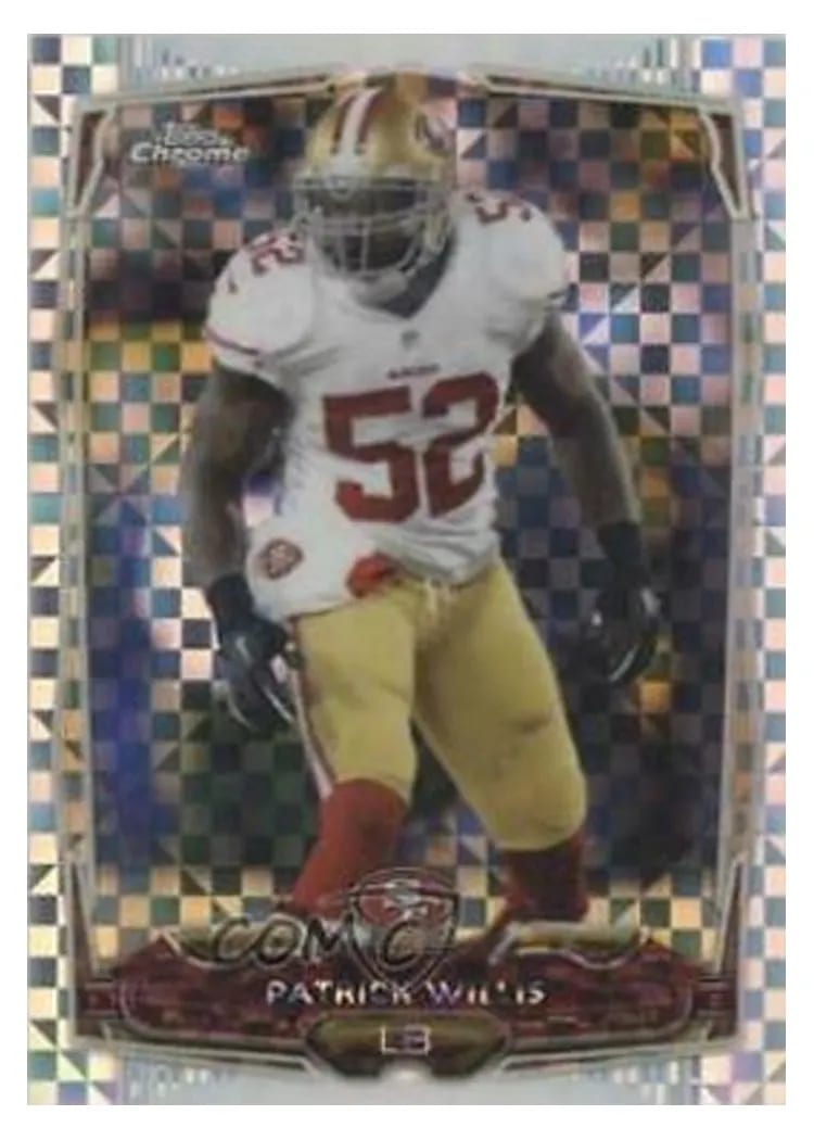 2014 Topps Chrome Patrick Willis #8 card