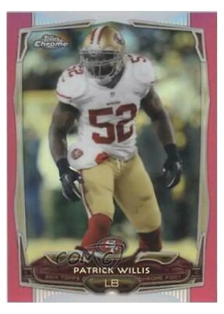 2014 Topps Chrome Patrick Willis #8 card