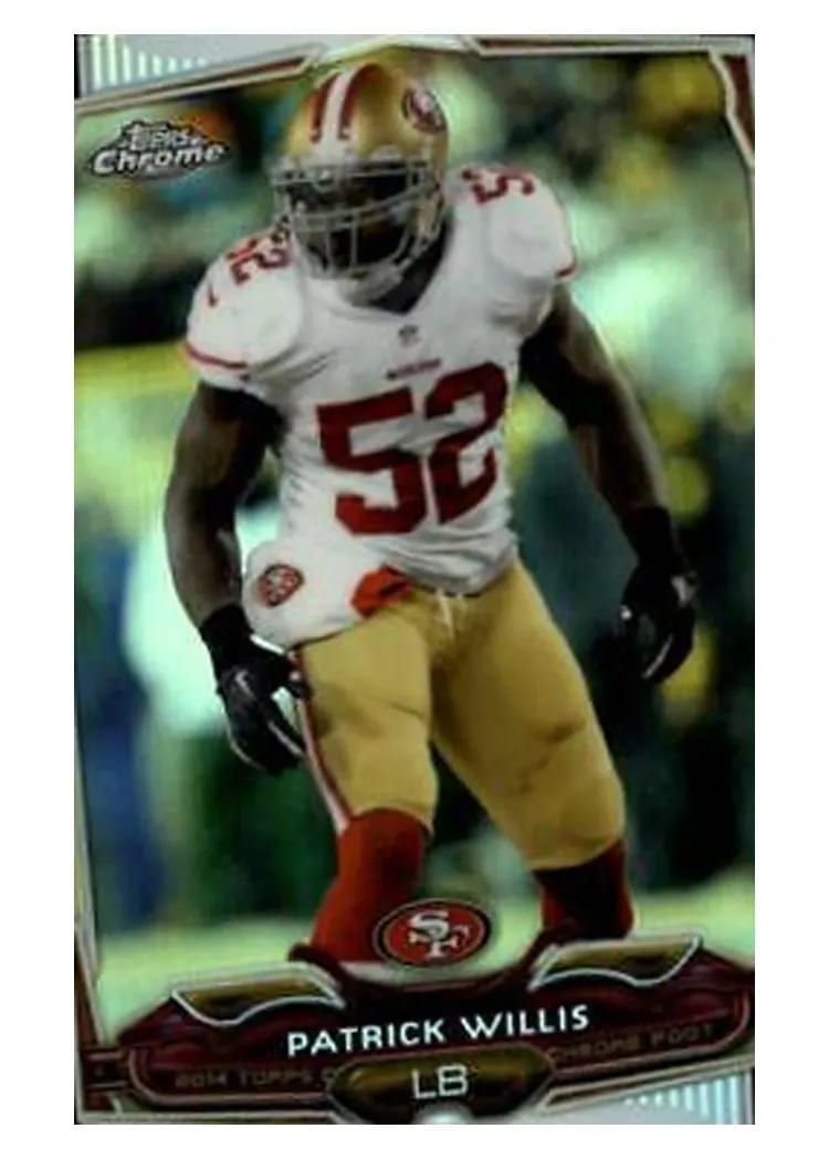 2014 Topps Chrome Patrick Willis #8 card