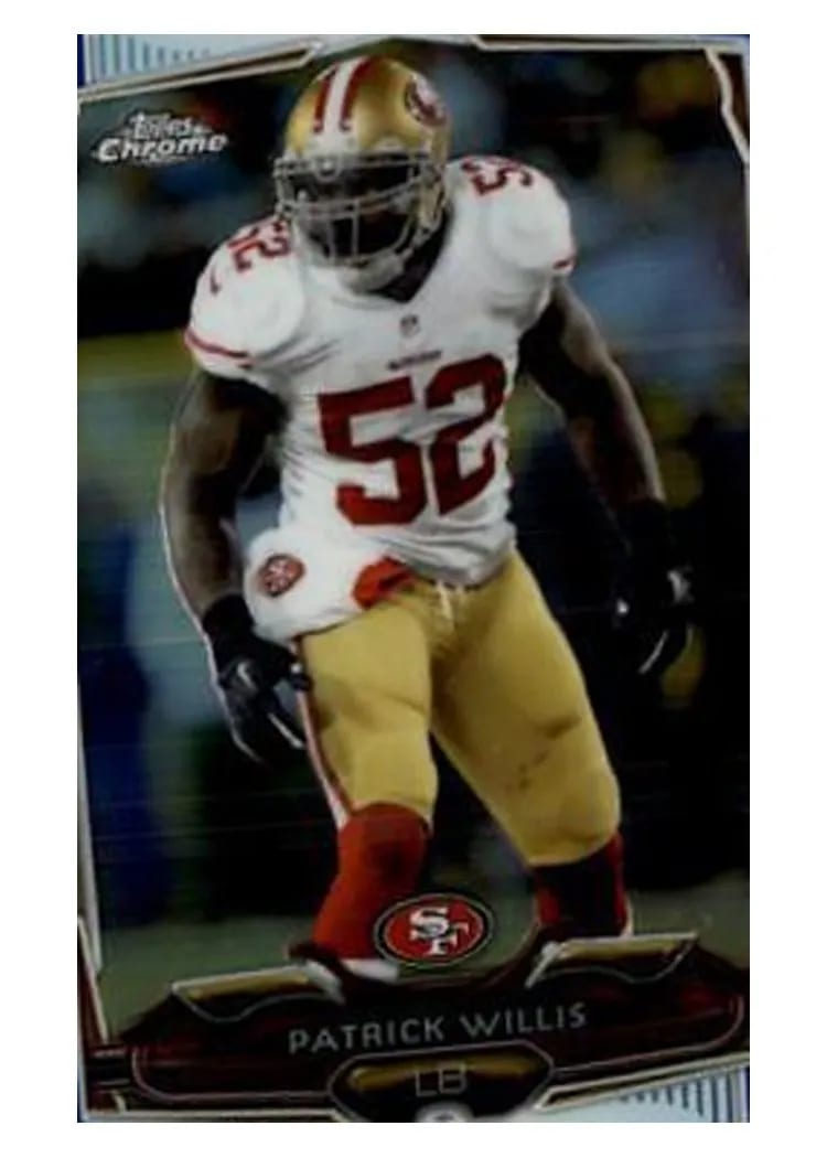 2014 Topps Chrome Patrick Willis #8 card