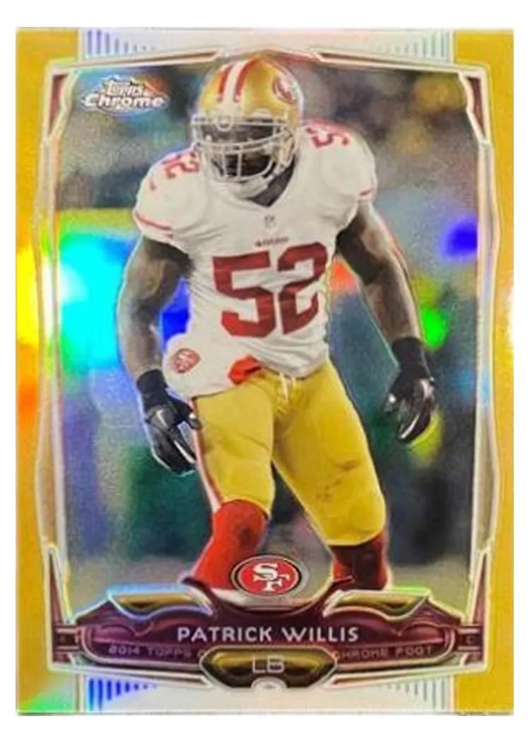 2014 Topps Chrome Patrick Willis #8 card