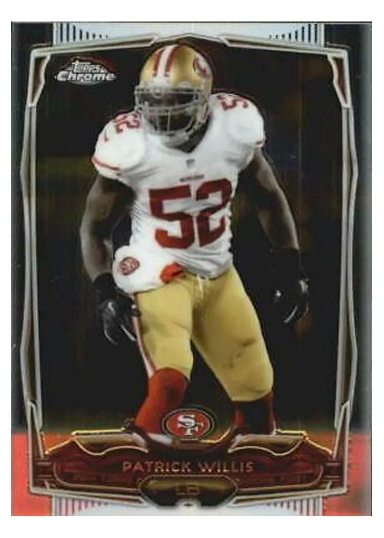 2014 Topps Chrome Mini Patrick Willis #8 card