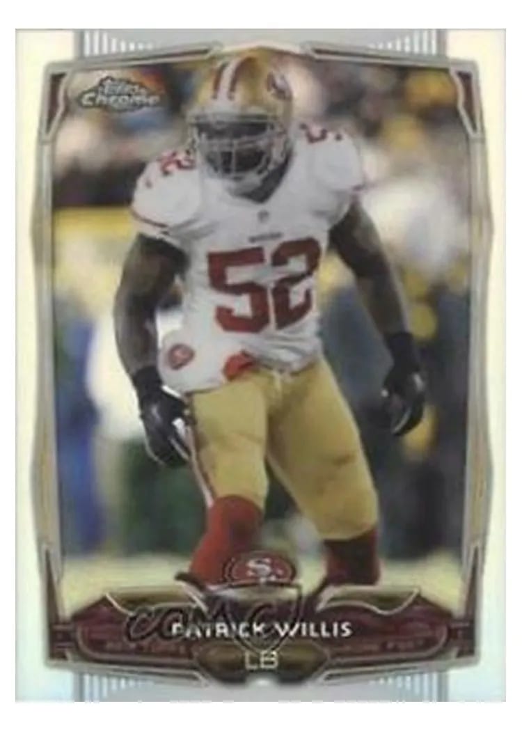 2014 Topps Chrome Mini Patrick Willis #8 card