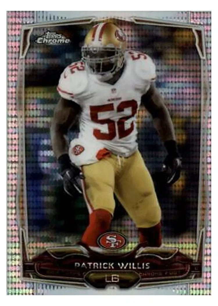 2014 Topps Chrome Mini Patrick Willis #8 card