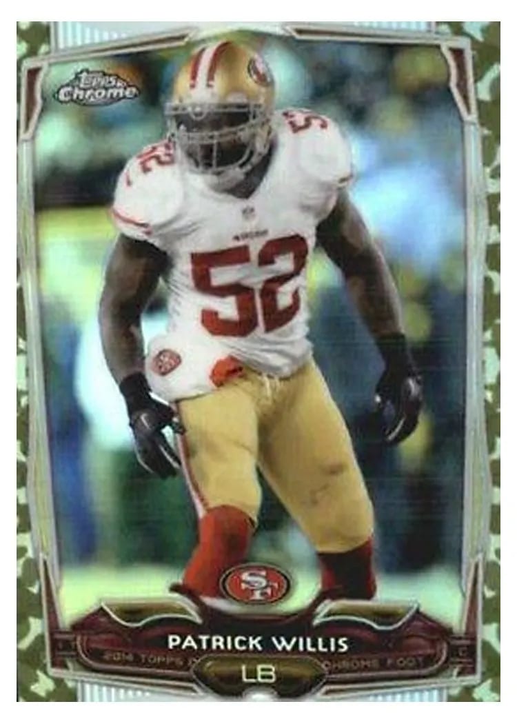 2014 Topps Chrome Mini Patrick Willis #8 card