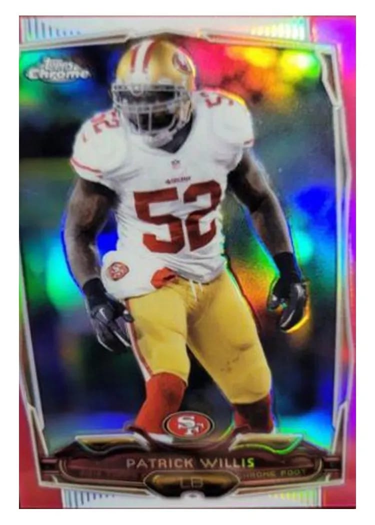 2014 Topps Chrome Mini Patrick Willis #8 card