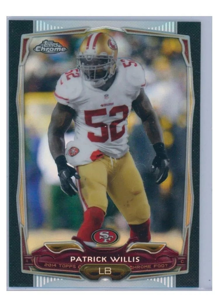 2014 Topps Chrome Mini Patrick Willis #8 card