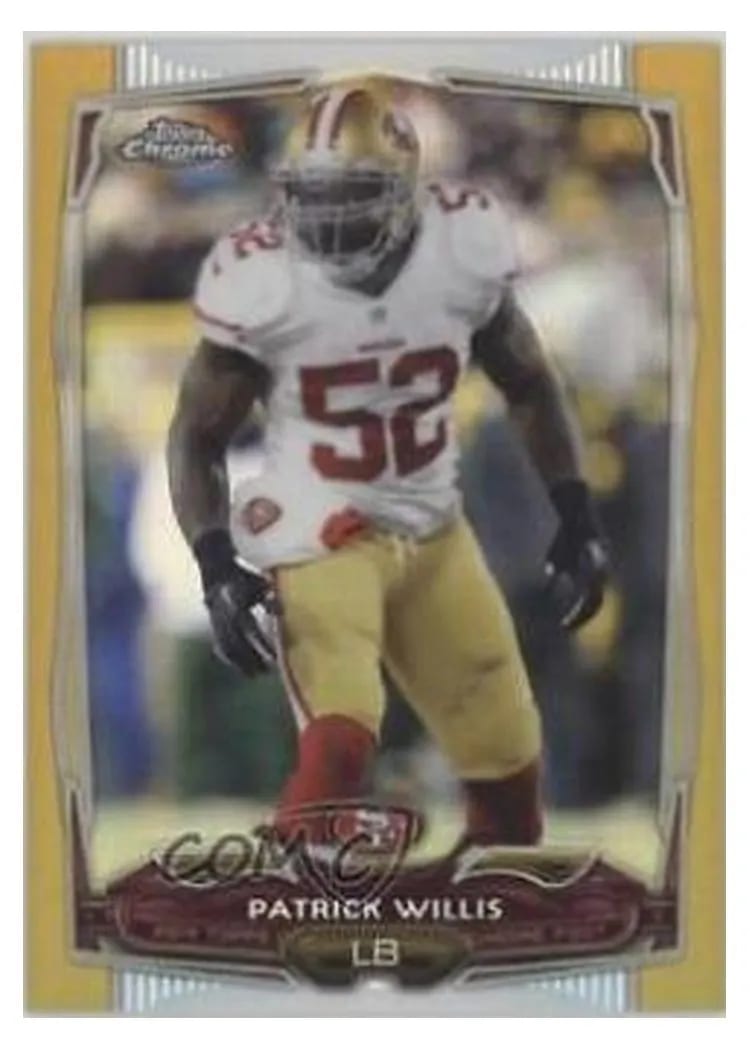 2014 Topps Chrome Mini Patrick Willis #8 card