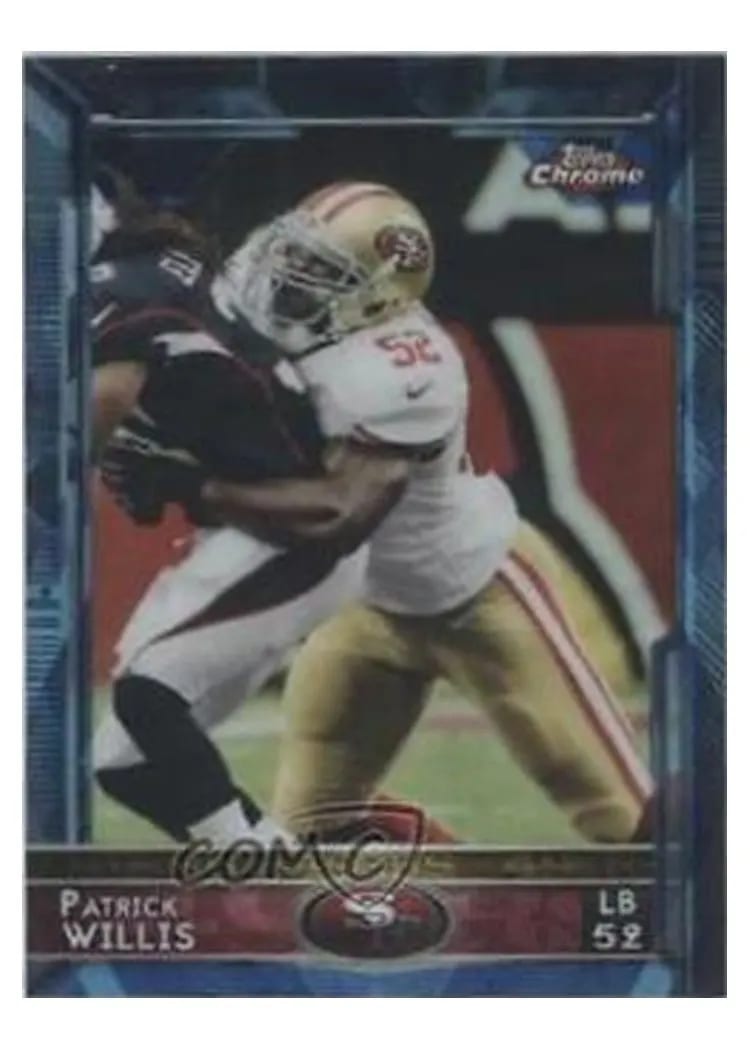 2015 Topps Chrome Mini Patrick Willis Pink Refractor #67 card