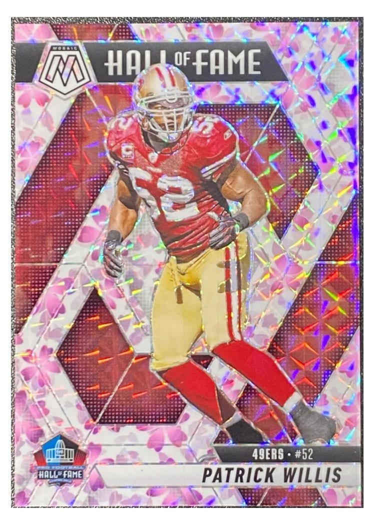 2025 Panini Mosaic Base Set Patrick Willis Choice Cherry Blossom #299 card