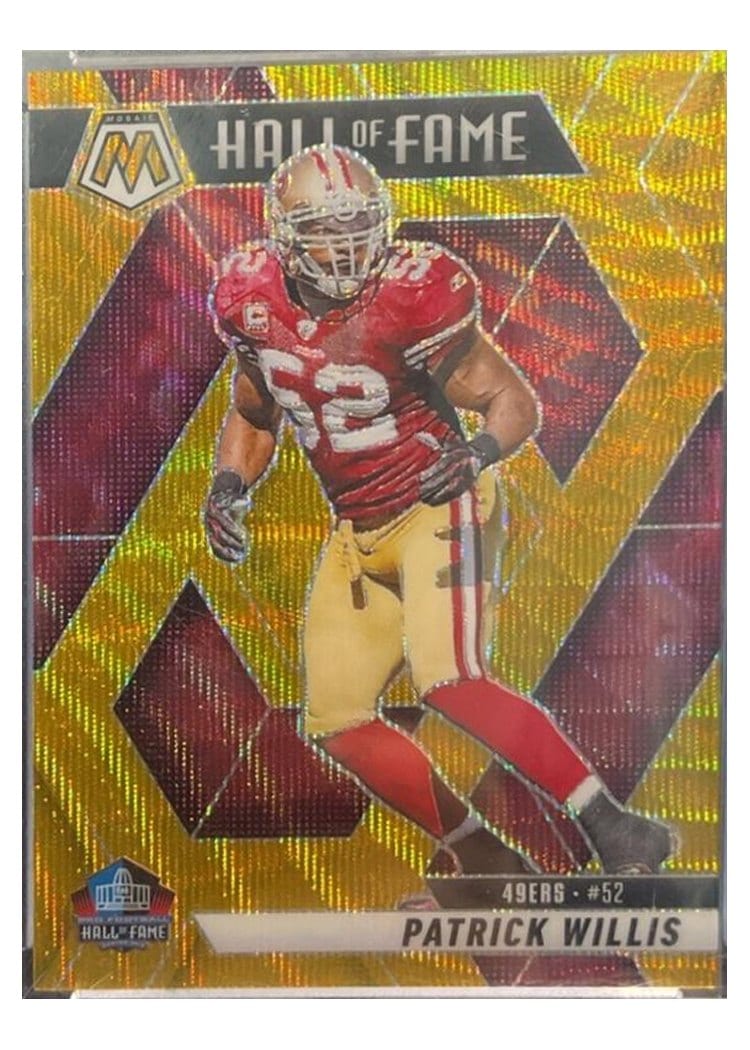 2025 Panini Mosaic Base Set Patrick Willis Gold Wave #299 card