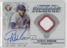 2023 Topps Pristine Around the Diamond Autograph Relics Patrick Wisdom #ADR-PW card