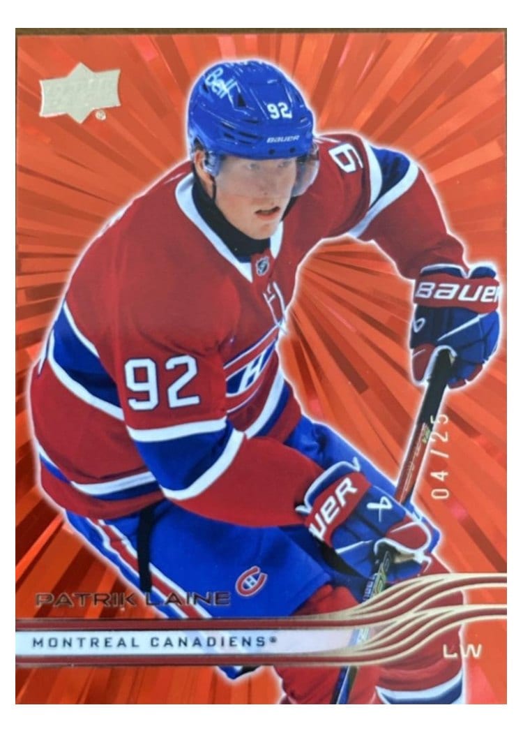 2025-26 Upper Deck Base Set Patrik Laine #87 card