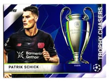 Patrik Schick 2025-26 Topps UEFA Club Competitions Trophy Chasers card
