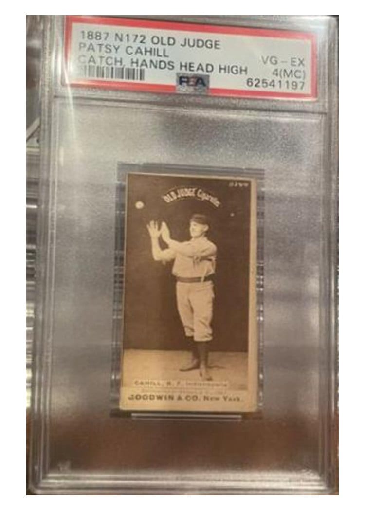 1887 N172 Old Judge Patsy Cahill card