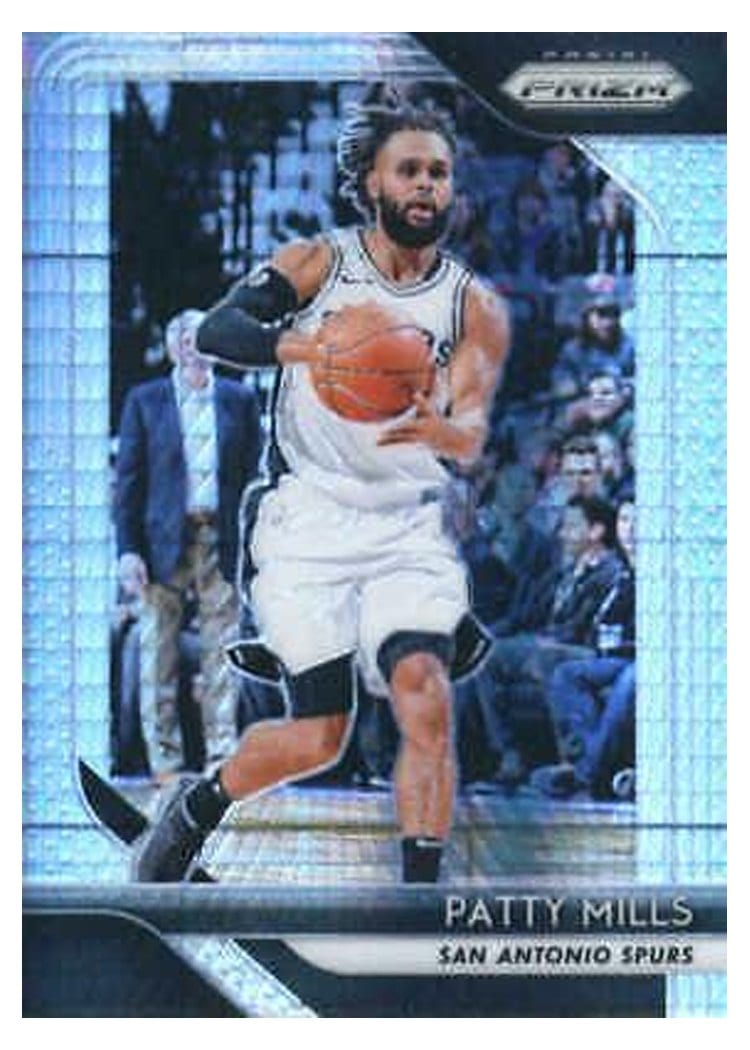 2018-19 Panini Prizm Base Set Patty Mills #23 card