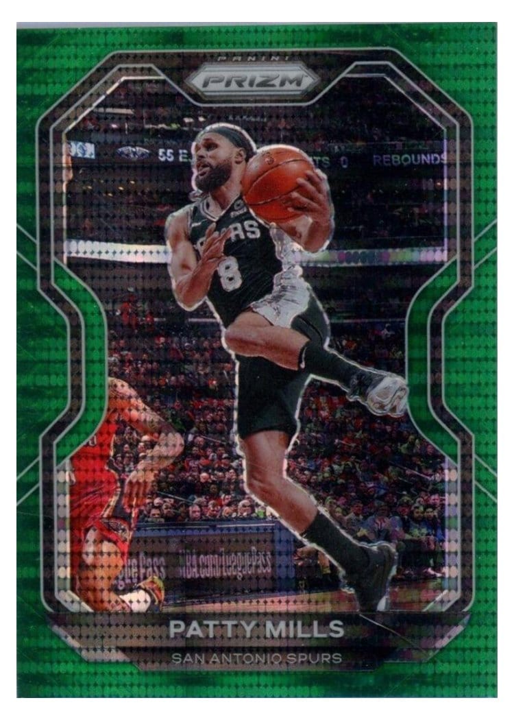 2020-21 Panini Prizm Base Set Patty Mills #66 card