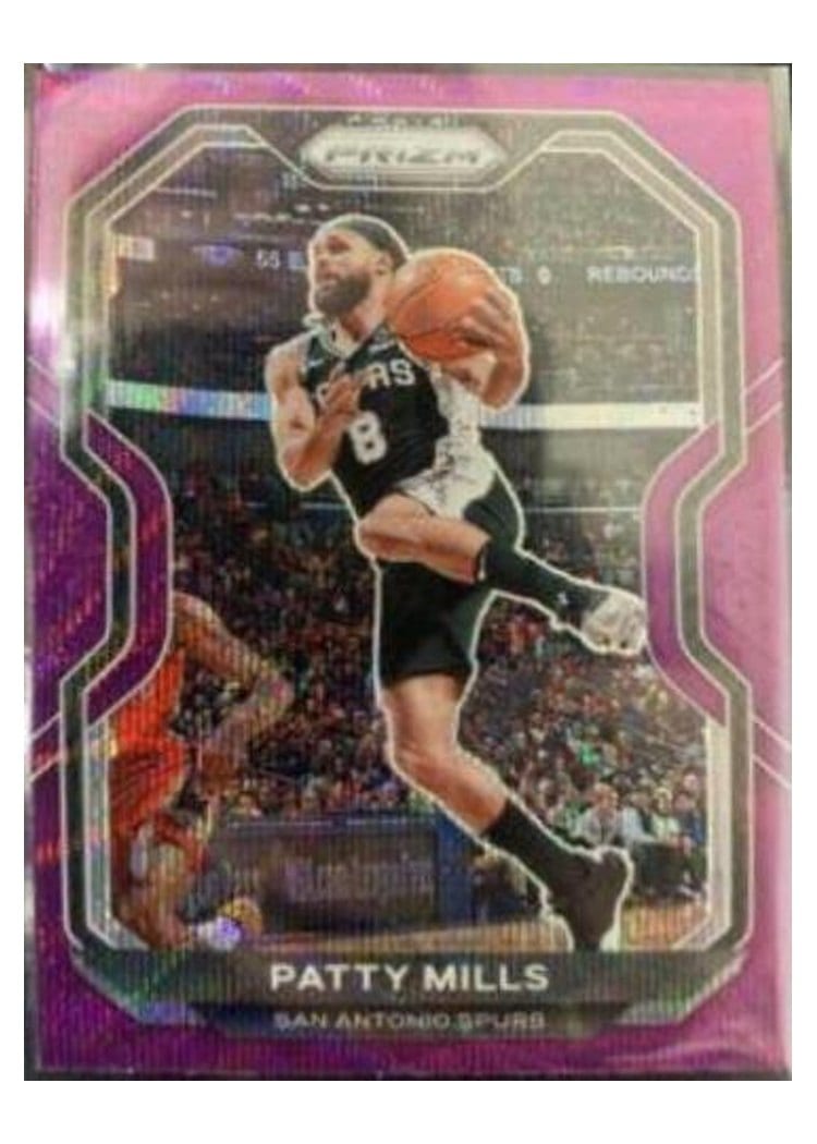 2020-21 Panini Prizm Base Set Patty Mills #66 card