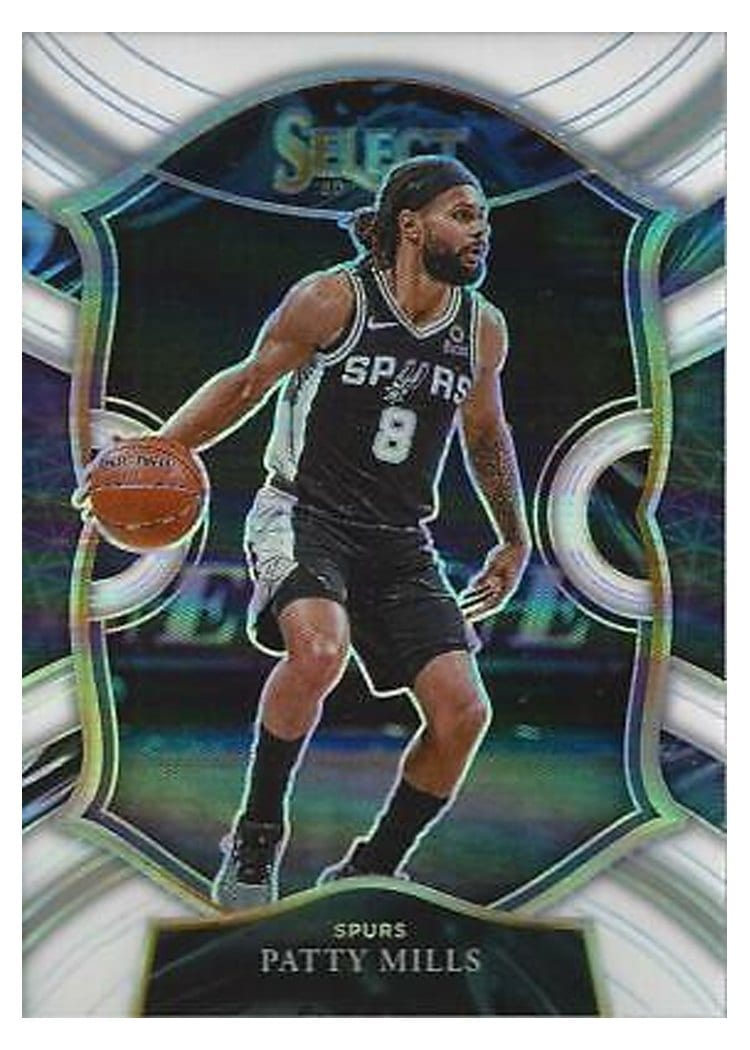 2020-21 Panini Select Base Set Patty Mills White Prizm #48 card