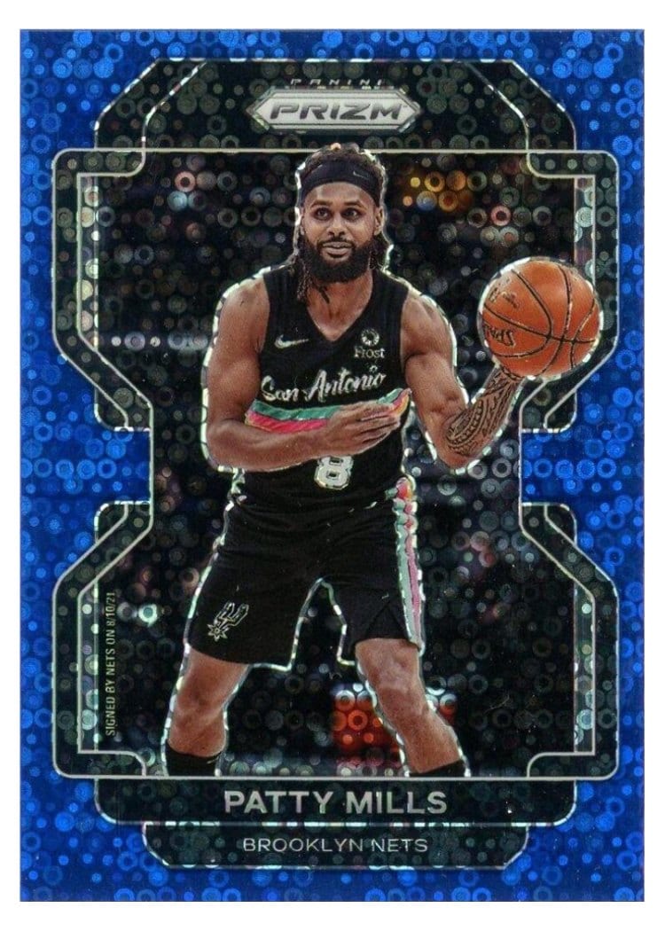 2021-22 Panini Prizm Base Set Patty Mills #151 card