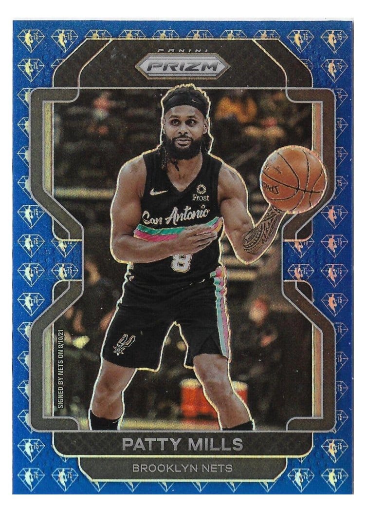 2021-22 Panini Prizm Base Set Patty Mills #151 card